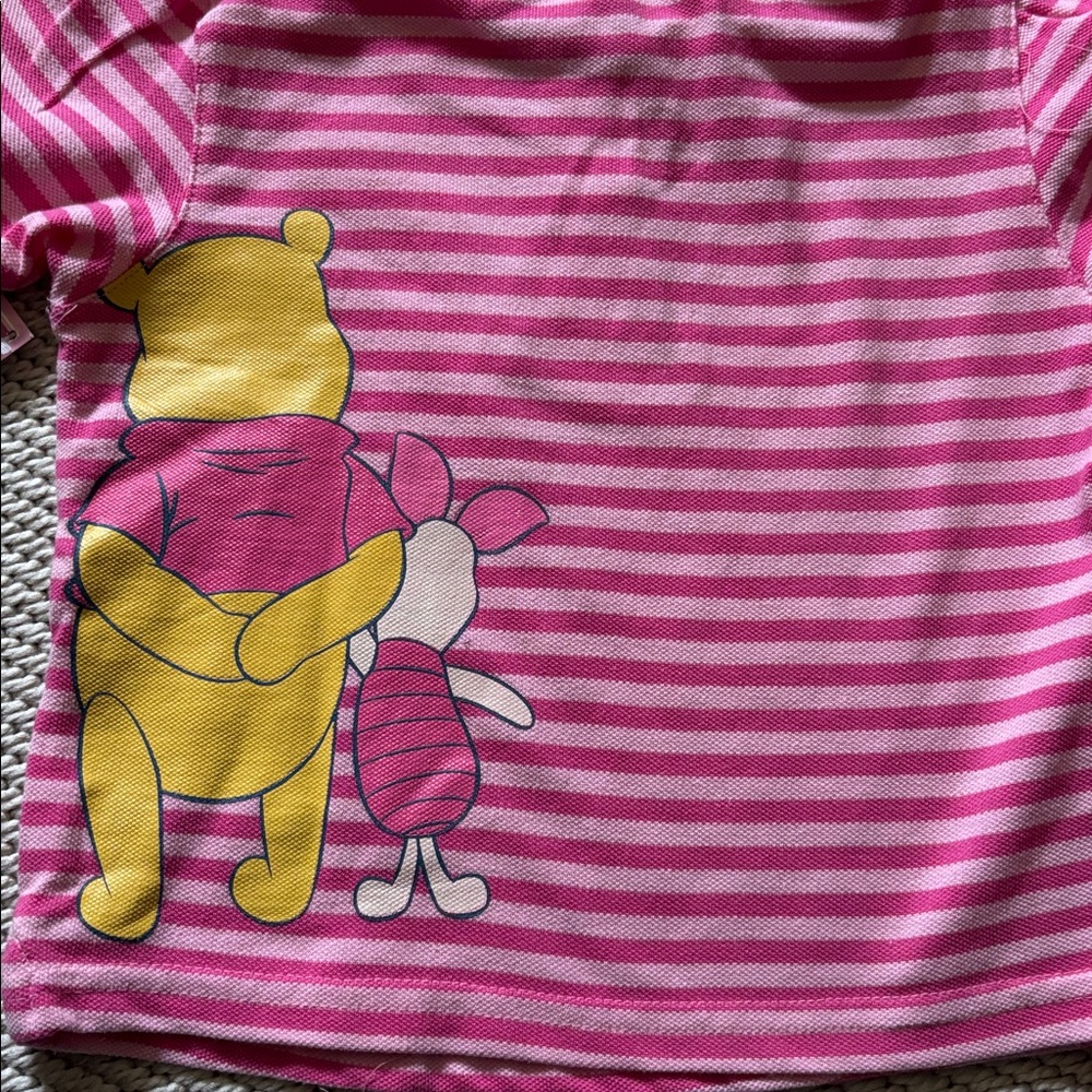 Shirt Winnie the Pooh toddler girls new size 5T cotton Disney weight 36-42 lbs - Picture 3 of 3
